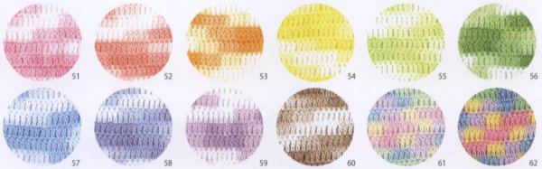 画像3: ダルマレース糸＃40紫野かすり袋売り（10ｇ×３玉入り） (3)