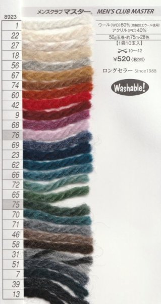 画像2: ≪人気作品着分パック≫ケーブルのメンズセーターＱタイプＭサイズ【メンズクラブマスター】 (2)