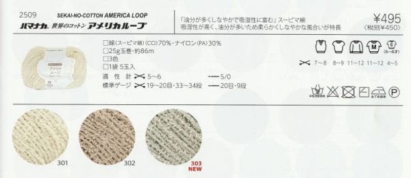 画像2: 《激安》ハマナカ 世界のコットンアメリカループ (2)