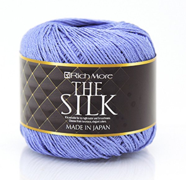 セール 手編み糸 リッチモア シルク100% 25g 88m ×8