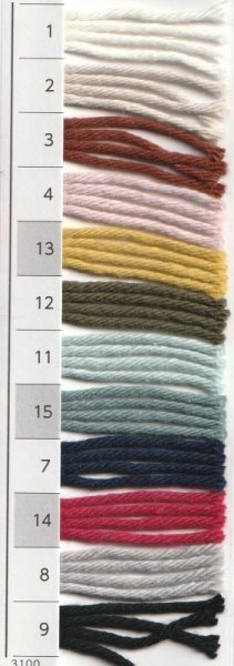 画像2: 《激安》ダルマ 二ッティングコットン 袋売り【50ｇ×５玉入り】 (2)