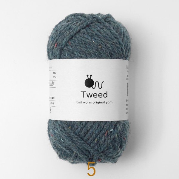 画像6: ＜原ウール＞ツイード 極太 Knitworm (6)